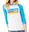 Retro Equality Baseball T-Shirt