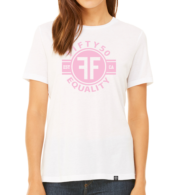 Pink Equality Crew T-Shirt