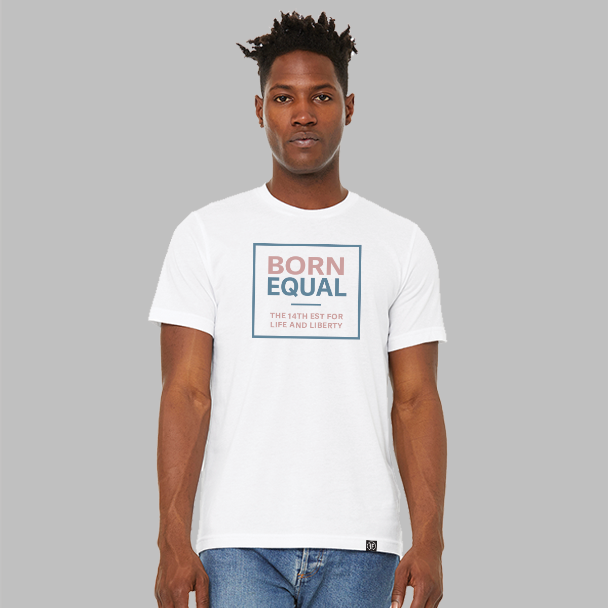 Born Equal White T-Shirt