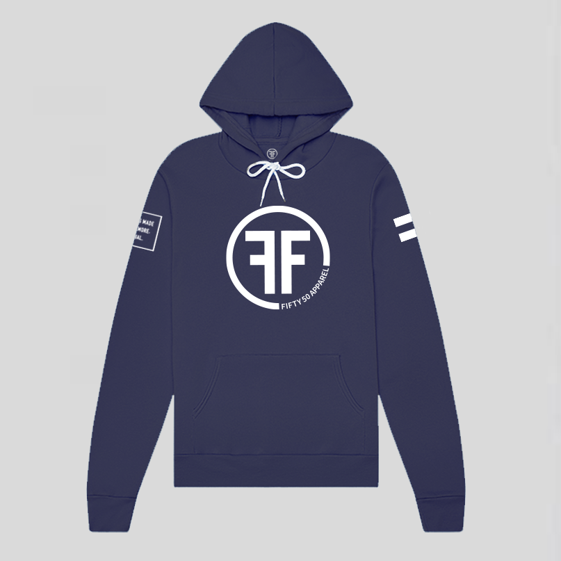 Full Circle Navy Hoodie