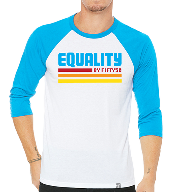 Retro Equality Baseball T-Shirt