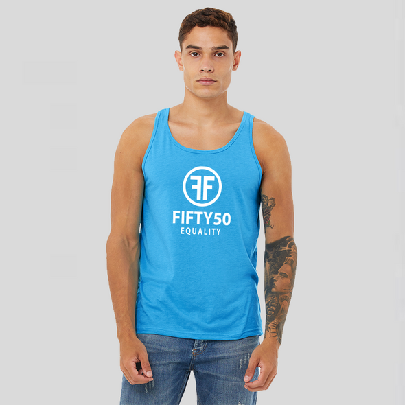 Summer Turquoise Tank Top